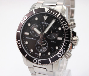 TISSOT Seastar 1000 Chrono Quartz Black Dial Men's Watch T120.417.11.051.00