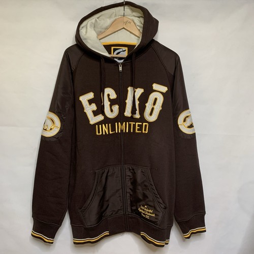 Vintage Rare Y2K - ECKO UNLIMITED - Spellout Logo Zip Up Hoodie NWT 🥷 - Picture 1 of 11