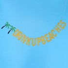 Letter Pull Flag Hawaii Beach Fun Accessories Hawaiian Hanging Flags