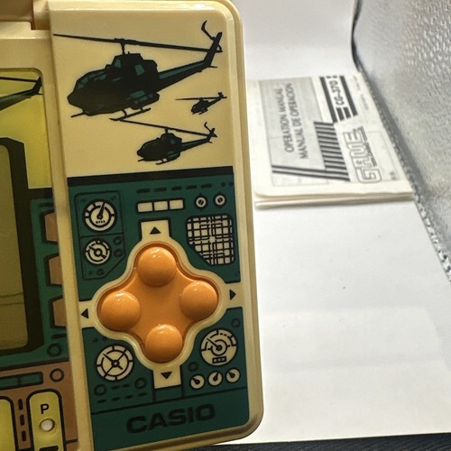 Heli-Battle Casio CG-370 • Electronic LCD Handheld Game (1987) Complete Boxed - Bild 8 von 22