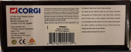 Corgi D Day anniversary series, Panzer V Panther. - Picture 3 of 3