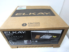 Elkay 20 Gauge Stainless Steel 2-Hole Drop-in Bar Sink 15 X 15 X 6" - No Faucet 