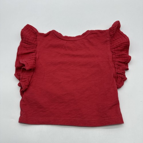 Baby Gap Blouse Toddler Girls 2Y Red Solid ..#33672 - Picture 6 of 7