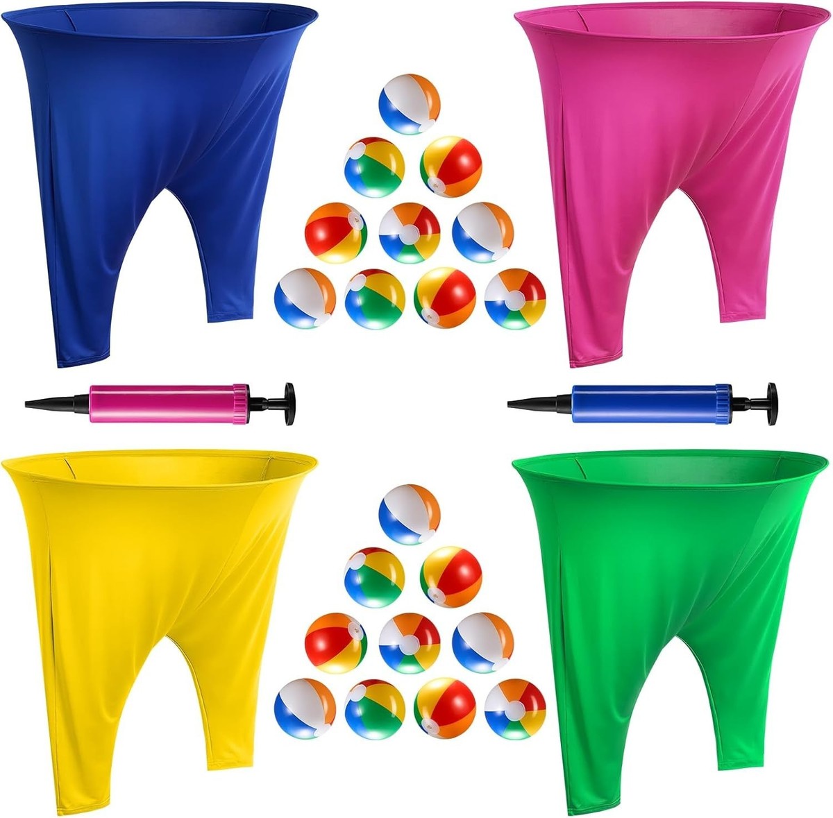 Granny Pants Yard Game Sets,4PCS Granny Pants Family Party Outdoor