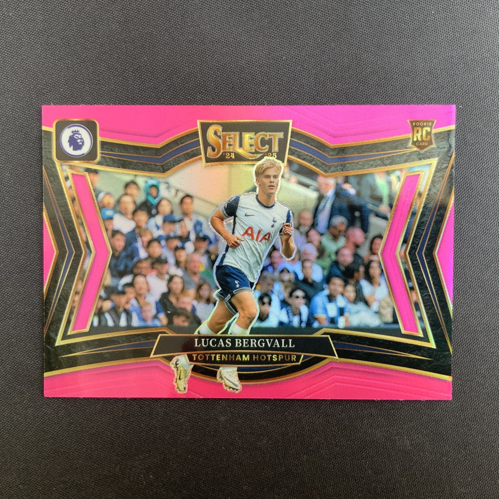 2024-25 Select Premier League Lucas Bergvall #238 RC Field Level Pink 32/99