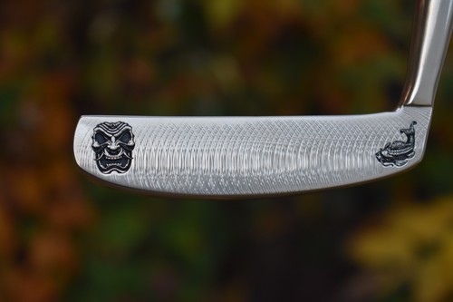 Stunning Gold Custom Japanese Theme Prototype Blade Putter Napa 8802 MILLED 35" - Picture 13 of 24