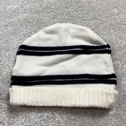 Y2K Beanie Strick gestreift Hipster Urban Wintermütze Vintage Erwachsene - Bild 2 von 3