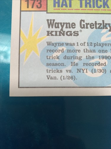 1991-92 Bowman - Wayne Gretzky #173 Los Angeles Kings - Picture 8 of 10