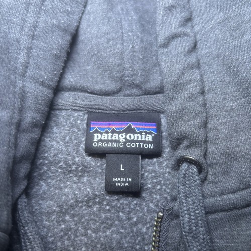 Sudadera con capucha Patagonia cremallera completa para hombre grande gris escalada al aire libre #926 - Imagen 2 de 11