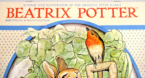 "BEATRIX POTTER / 2018 CALENDAR" ~ ** PETER RABBIT / ILLUSTRATION ART ** #58 - Picture 3 of 14