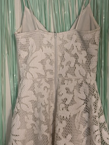Charlotte Russe White Floral Print Dress, Wedding, Bachelorette, Cocktail, XS - Picture 5 of 9
