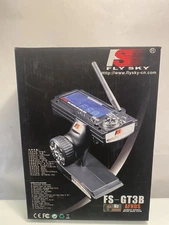 Flysky FS-GT3B 2.4G 3CH Radio LCD Transmitter & FS-GR3E Receiver for RC Car M7Q7