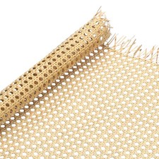 24 "x1.6ft Plastic Rattan Fabric for Open Weaving, Wood Sheet