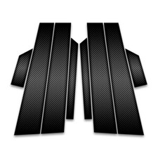 8pc Carbon Fiber Pillar Post Covers For 2006-2009 Hyundai Sonata 8pc Carbon Fiber Pillar Post Covers For 2006-2009 Hyundai Sonata
