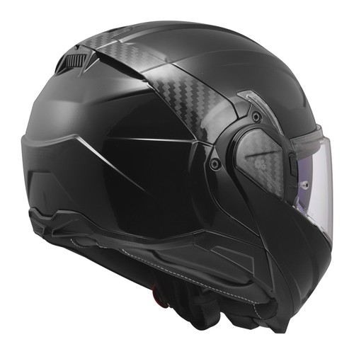 LS2 FF910 Advant 2 Klapp-Helm glanz schwarz M Motorrad Helm - Picture 10 of 10