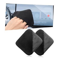 Car Screen Cleaner, Microfiber Auto Screen Cleaning Pad, Foldable Square,2Pcs