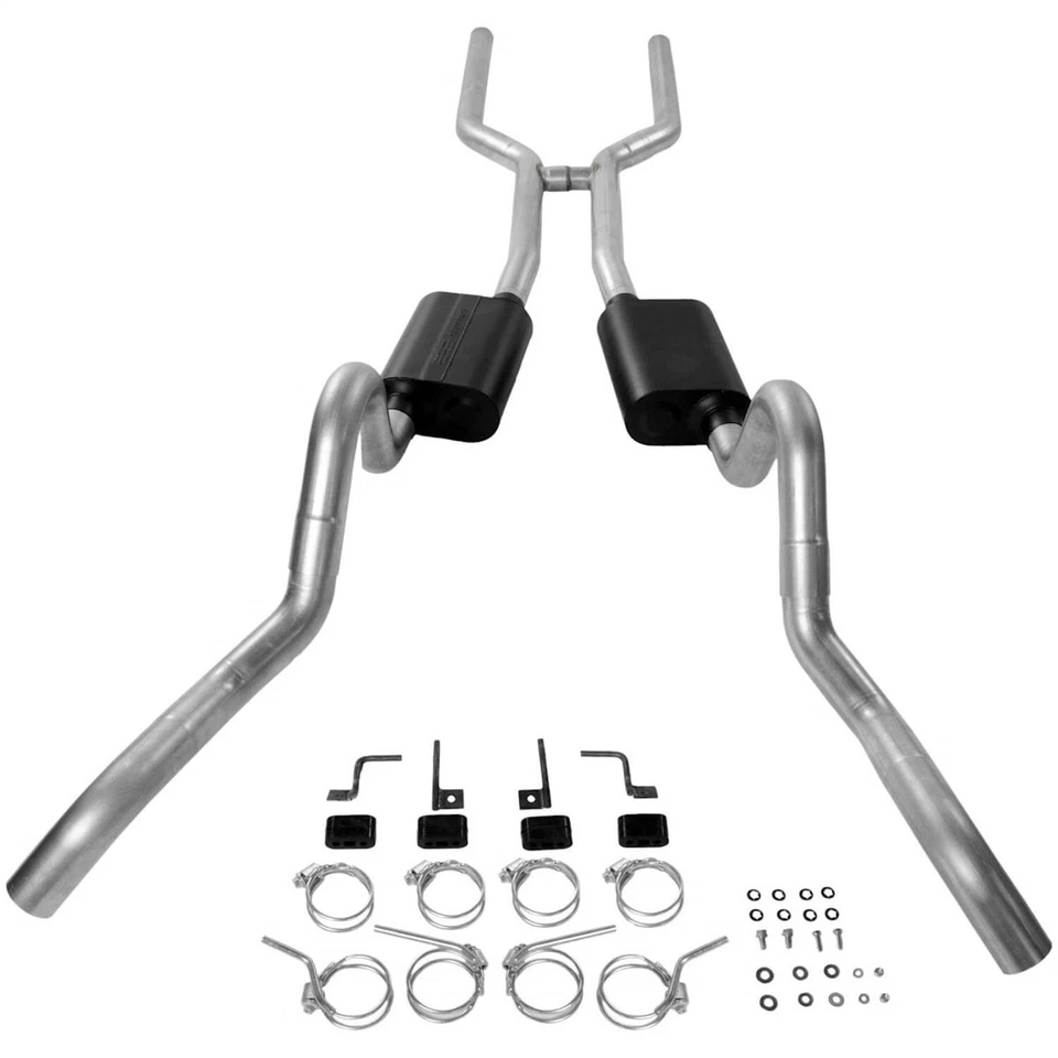 17202 Flowmaster Exhaust System for Chevy Olds Cutlass Coupe Sedan LeMans Buick Foto 3 de 3