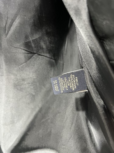 Banana Republic Women's Medium Black Genuine Leather Jacket Zip Up Classic Style - Bild 8 von 8