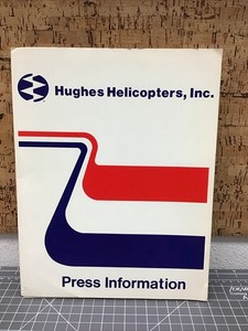 Vintage Hughes Helicopters Press Information For Hughes 500E NOTAR Helicopter 