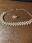VINTAGE GLASS FAUX DIAMOND SARAH COVENTRY NECKLACE & RING — photo 2
