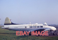 PHOTO AEROPLANE DH 104 DOVE 1B G-ANVU CHANNEL AIRWAYS SOUTHEND UK NOV 1966 OR