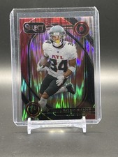 2024 Panini Select Club Level Ray-Ray Mccloud #289 Red & Black Shock Prizm 