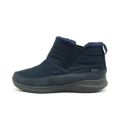 Skechers Damen SN 44998 Stiefel Marineblau Winterschuhe Stiefeletten EU 37.5