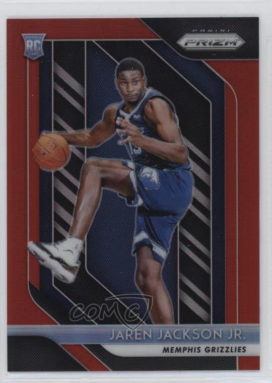 2018-19 Panini Prizm Red Prizm /299 Jaren Jackson Jr #66 Rookie RC