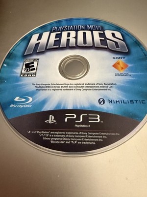 PlayStation Move Heroes (Sony PlayStation 3, PS3) DISC ONLY NO TRACKING (#3141)