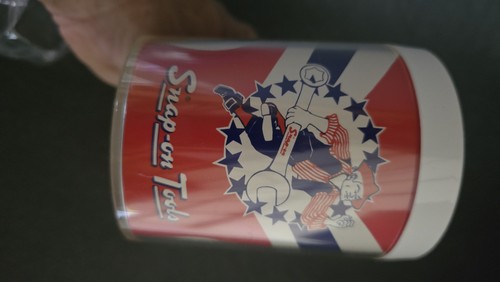 Vintage Snap-on Tools Thermo-Serv Mugs Set of 2 Patriotic Stars Stripes USA Made - Picture 7 of 7