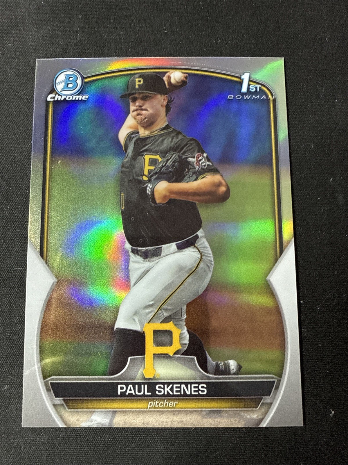 2023 Bowman Draft Paul Skenes Chrome Refractor 1st #BDC-14 Pirates