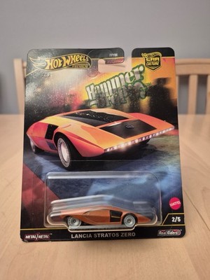 Hot Wheels Premium Car Culture 2025 Hammer Drop Lancia Stratos Zero 2/5 NWT