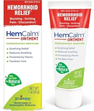 Boiron HemCalm Ointment for Hemorrhoid Relief of Pain, Itching, Swelling or Disc