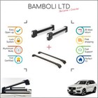 Bamboli 19" Ski Carrier & Black Cross Bar Set For Volvo XC90 2015 - 2017 4 pcs