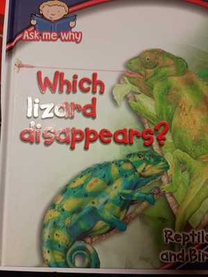 Ask Me Why Book Series ''Which Lizard Disappears?'' G8