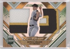 2018 Panini Elite Extra Edition Dual Silhouettes Emerald /5 Mitch Keller #DS-MK