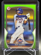 Alex Ramirez 2023 Bowman Neon Green BP-50 #146/399 - New York Mets