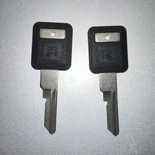 2  Key Blanks for 1987 1988 1989 1990 Chevy Beretta Corsica 593942 B63