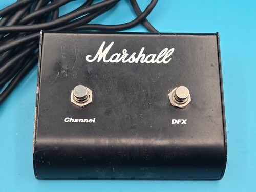 Interruptor de pie DFX canal pedal efectos guitarra Marshall 2 botones - Imagen 2 de 6