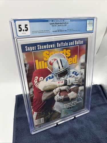 CGC 5.5 Newsstand Edition Sports Illustrated-Emmitt Smith 1st Cover-1/25/1993 - Picture 1 of 2