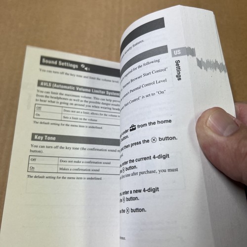 Sony PSP 1001 Handheld System Bedienungsanleitung Own’s Book - Bild 9 von 15