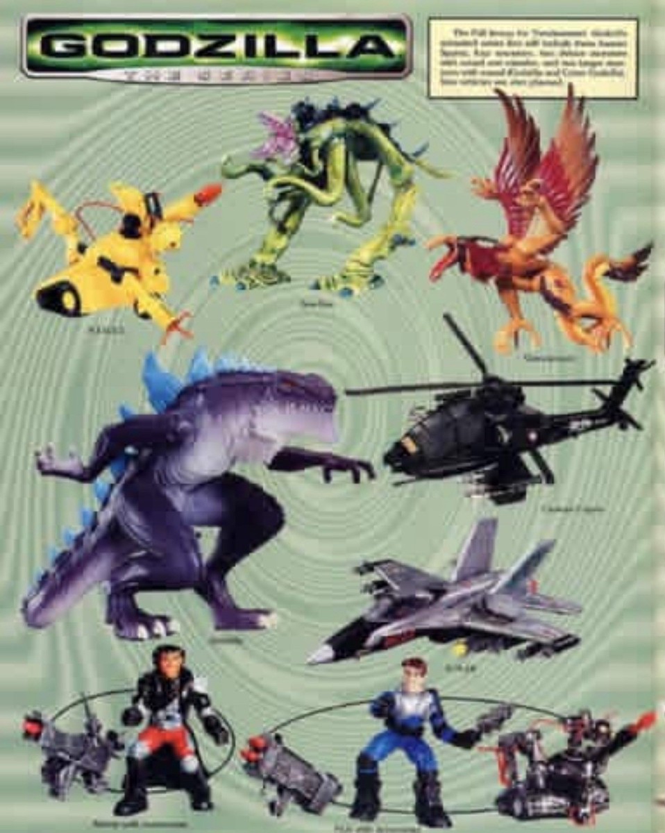 2025 Y-MSF 12” GODZILLA 1998 ANIMATED VERSION Movie Monster