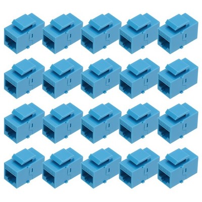 20er-Pack RJ45-Ethernet-Koppler,Cat6-Koppler für Cat6/Cat5e/Cat5,Blau