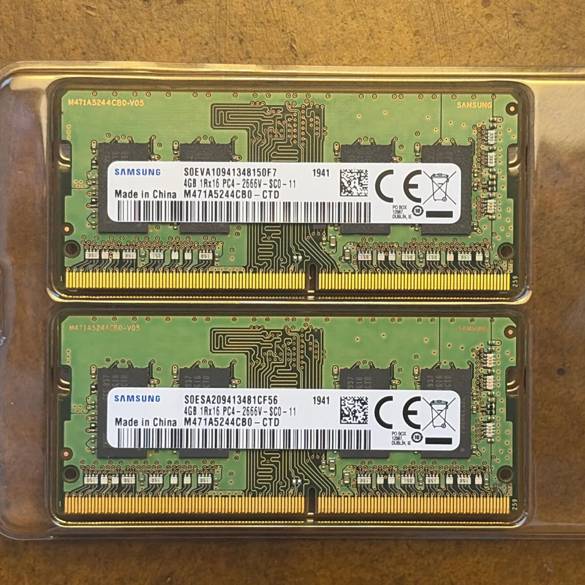Samsung DDR4 SDRAM 4 GB Capacity per Module Memory (RAM) for sale