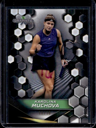 2024 Topps Graphite Karolina Muchova White Refractor #10/10