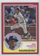 2018 Topps Update 1983 Topps Design Red 5/10 Dee Gordon #83-24 07d9