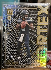 2025 Panini Donruss- Vortex Jalen Milroe #12 (RC) Seattle Seahawks