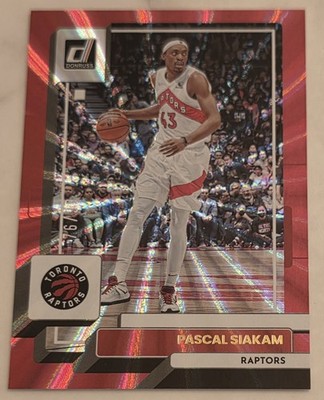 PASCAL SIAKAM 2022-23 Panini Donruss Holo Red Laser /99 #23 Toronto Raptors