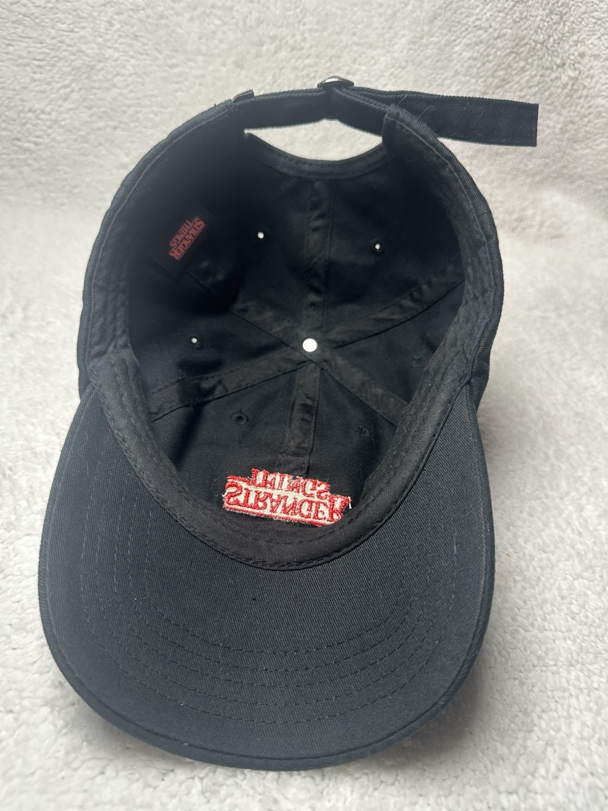 Stranger Things Upside Down Logo Black Base Ball … - image 5