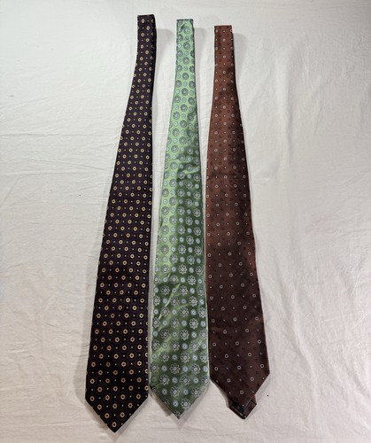 Ermenegildo Zegna Krawatten (3 Stück) 100 % Seide Hergestellt in Italien - Bild 2 von 5